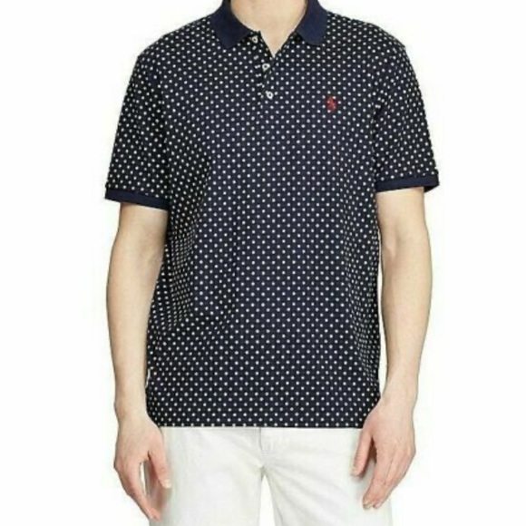 Ralph Lauren Other - Ralph Lauren Dark Blue Polo with White Pattern